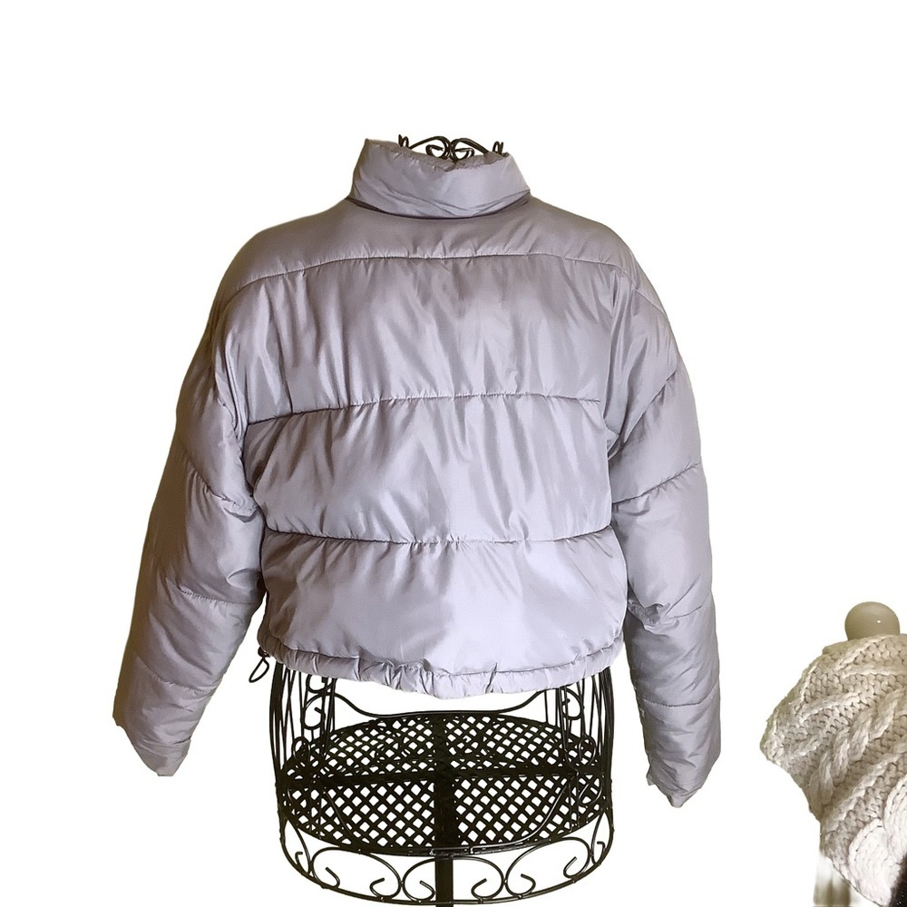 Hollister Puffer Collection Jacket – Lavender Gray – Women’s Large - Picture 4 of 11